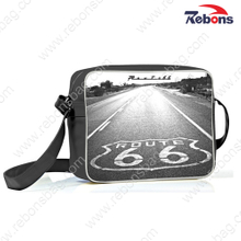 Trendy Printed PU Sling Shoulder Bags for Sports, Hiking