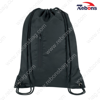 Cheap Plain Travel Sports Gym Rucksack Drawstring Bag Backpack