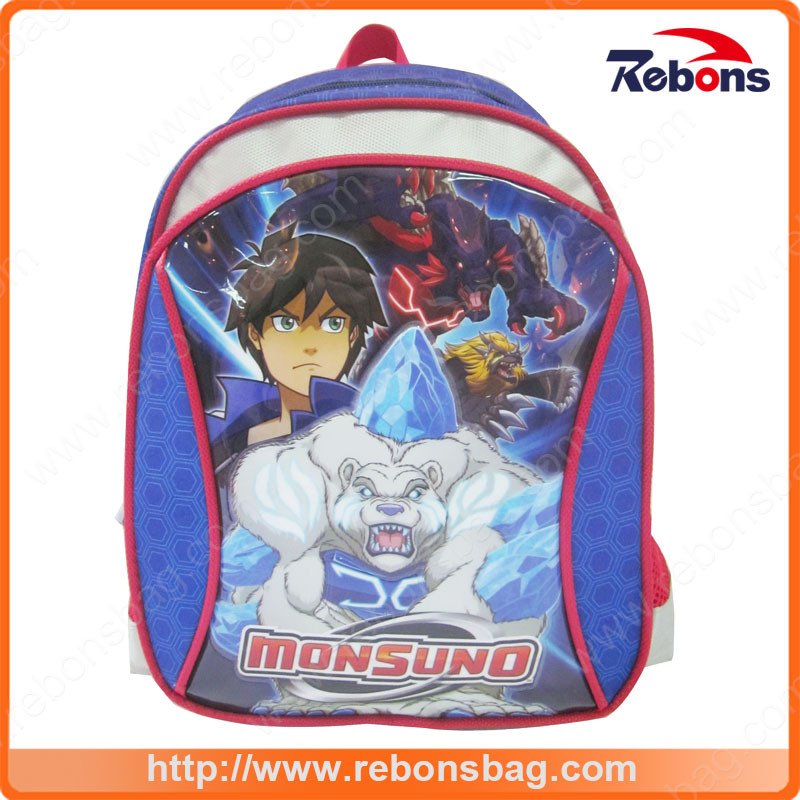 Academy Style School Book Bags with Cartoon Pattern